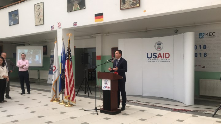 The greeting speech of the Minister of Education, Technology and Science of Kosovo