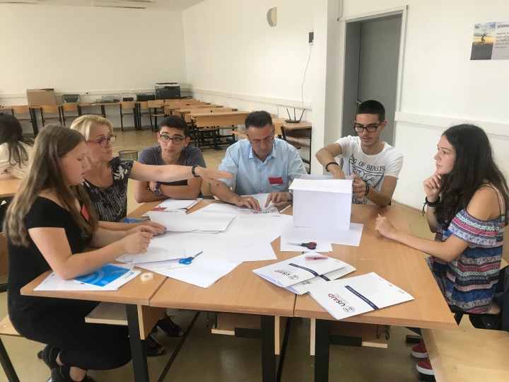 One of the class activities