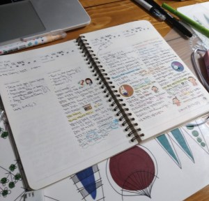 Daily Journal written in both English and Korean